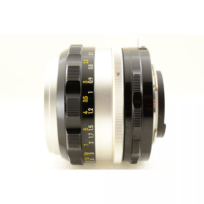 【中古】Nikon NIKKOR-S Auto 50mm f/1.4 非Ai 標準 単焦点レンズ HS-9フード付 ニコン S/N: 728199