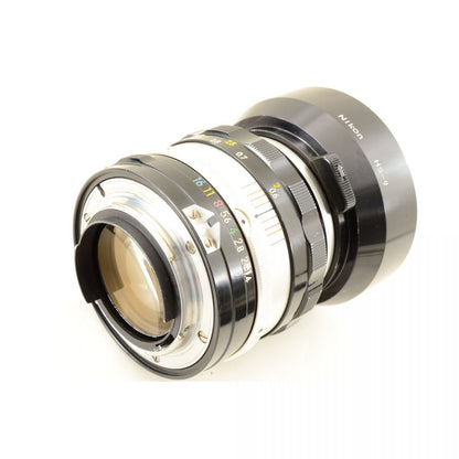 【中古】Nikon NIKKOR-S Auto 50mm f/1.4 非Ai 標準 単焦点レンズ HS-9フード付 ニコン S/N: 728199