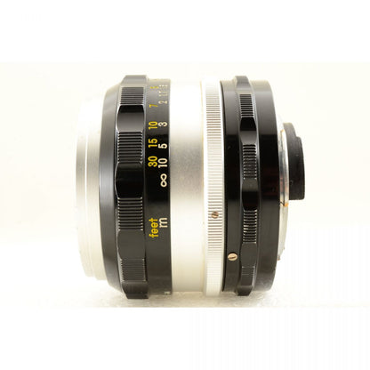 【中古】Nikon NIKKOR-S Auto 50mm f/1.4 非Ai 標準 単焦点レンズ HS-9フード付 ニコン S/N: 728199