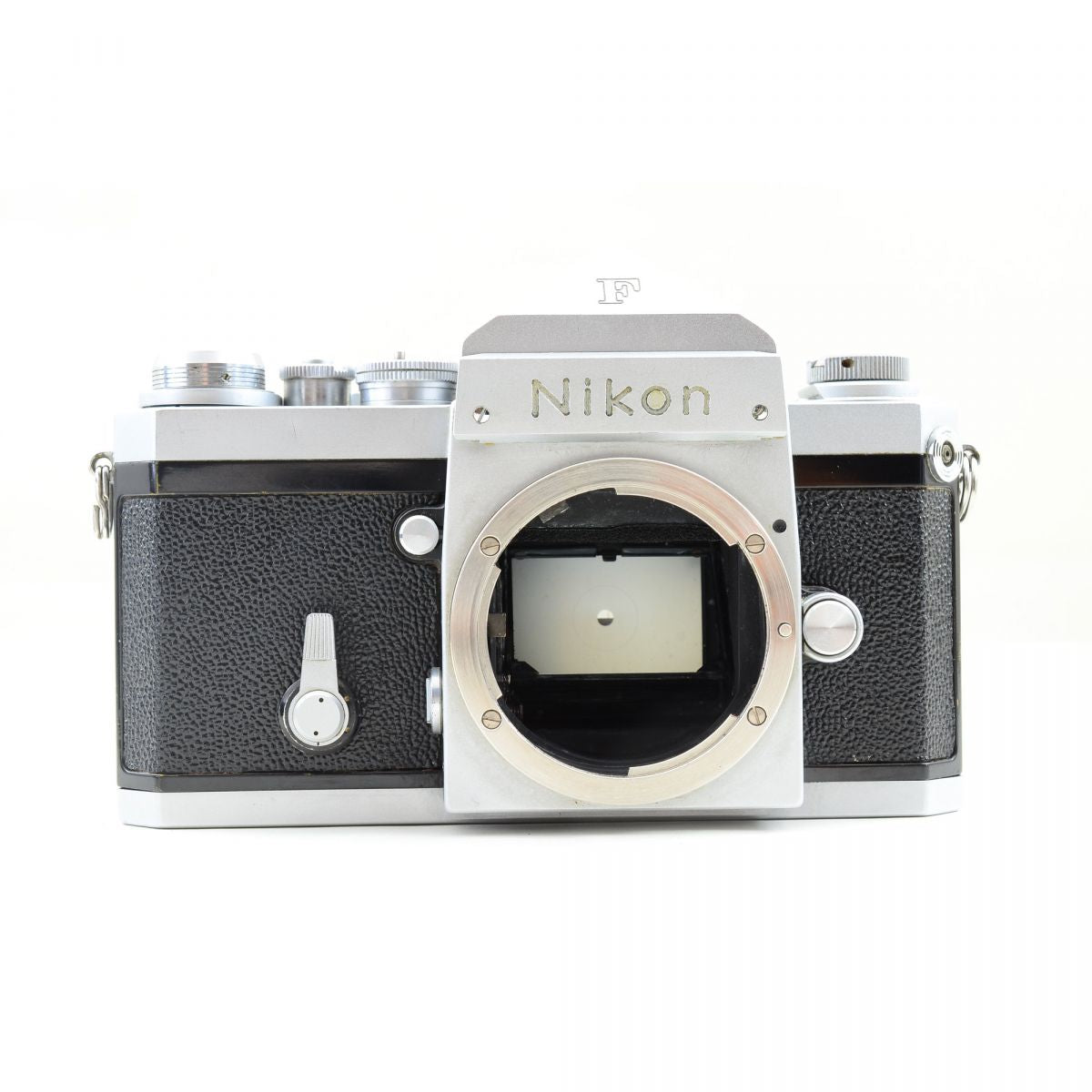 【中古】Nikon F アイレベル シルバー 35mm フィルムカメラ ニコン S/N: 6746032