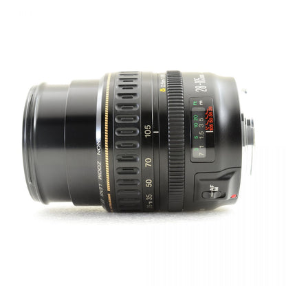 【中古】Canon EOS 5 QD 35mm フィルムカメラ + 縦位置グリップ VG10 + EF 28-105mm f/3.5-4.5 USM ズームレンズ キャノン S/N: 1099719