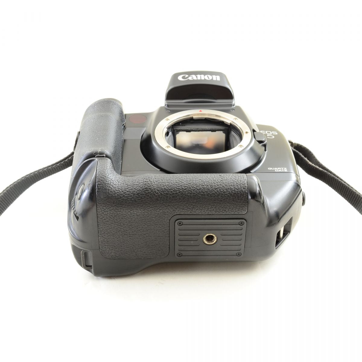【中古】Canon EOS 5 QD 35mm フィルムカメラ + 縦位置グリップ VG10 + EF 28-105mm f/3.5-4.5 USM ズームレンズ キャノン S/N: 1099719