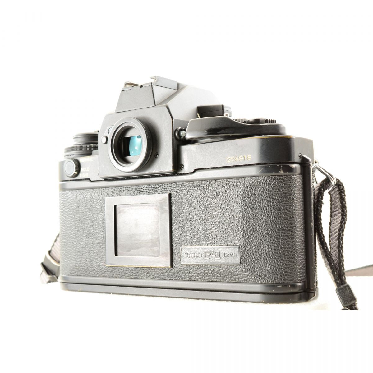 【中古】Canon New F-1 アイレベル 35mm フィルムカメラ + New FD 35-105mm f/3.5-4.5 ズームレンズ キャノン S/N: 224918