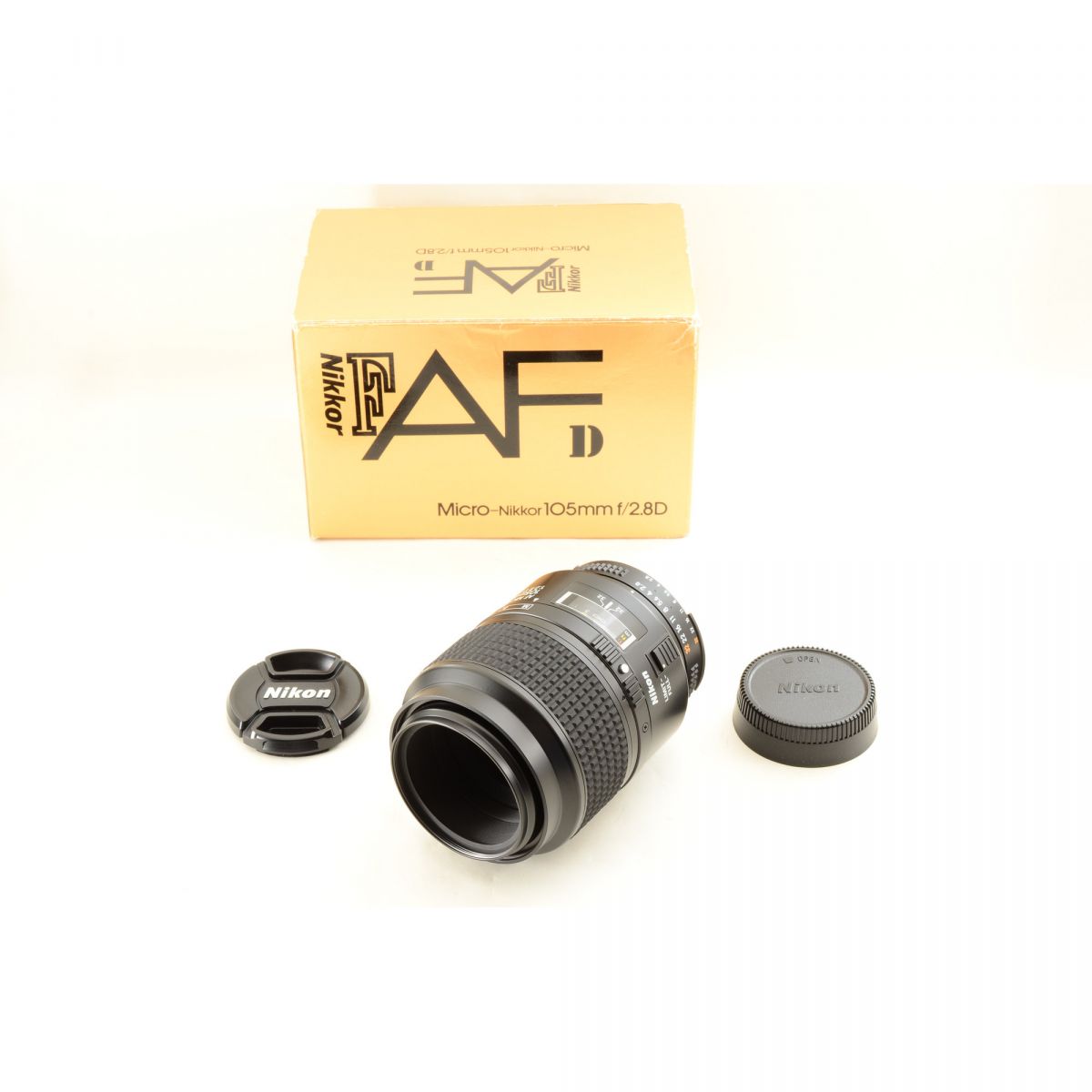 【中古】Nikon AF Micro Nikkor 105mm F/2.8 D マクロ 望遠 単焦点 交換レンズ 元箱 S/N:3476409