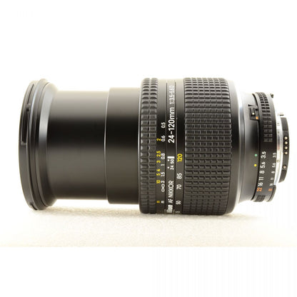 【中古】Nikon F5 ブラック 一眼レフ フィルムカメラ AF 24-120mm f/3.5-5.6 D ズームレンズセット ニコン S/N:3048136