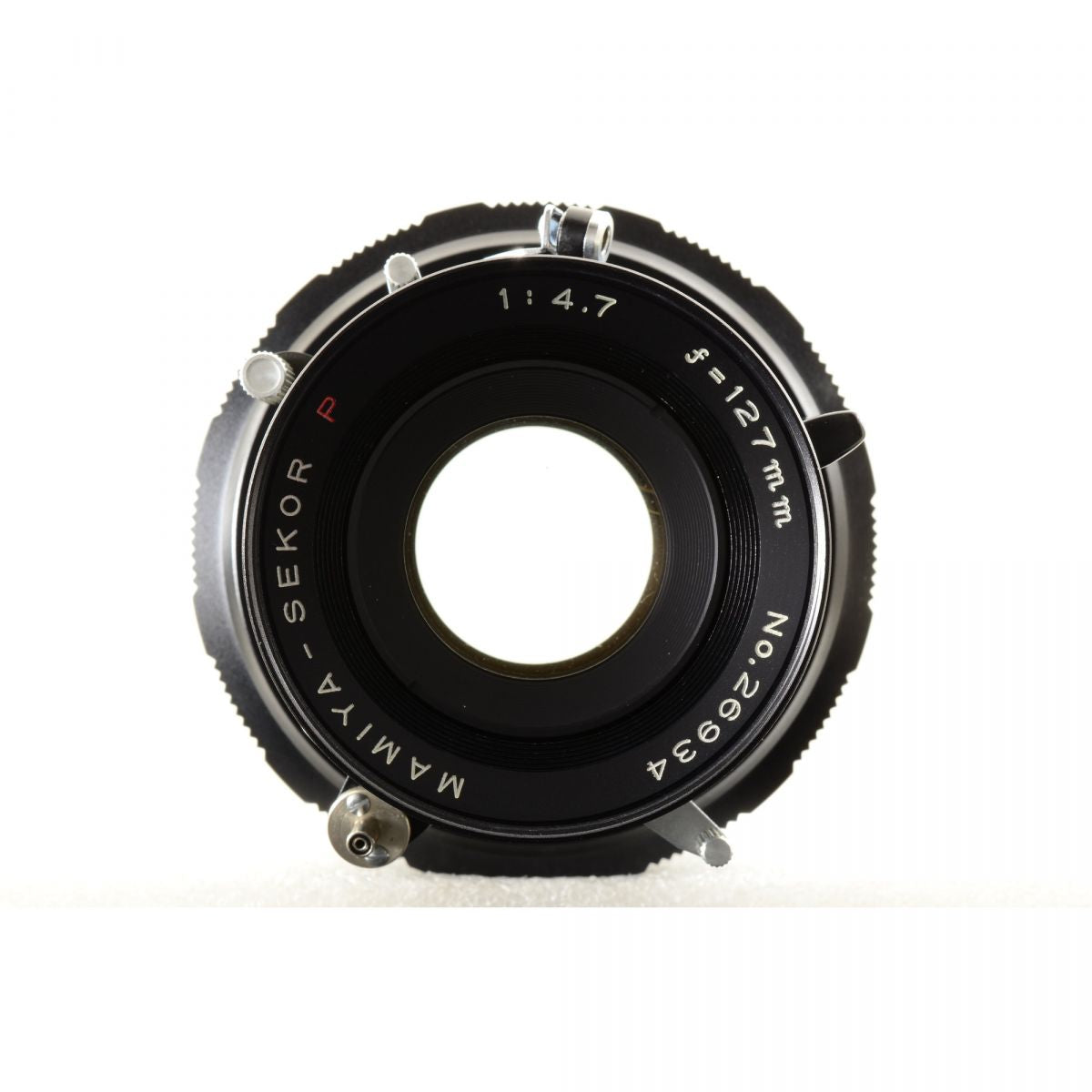 【中古】Mamiya Sekor P 127mm f/4.7 単焦点 カメラレンズ 交換レンズ ユニバーサルプレス用 マミヤ S/N:26934