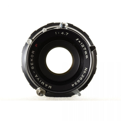【中古】Mamiya Sekor P 127mm f/4.7 単焦点 カメラレンズ 交換レンズ ユニバーサルプレス用 マミヤ S/N:26934