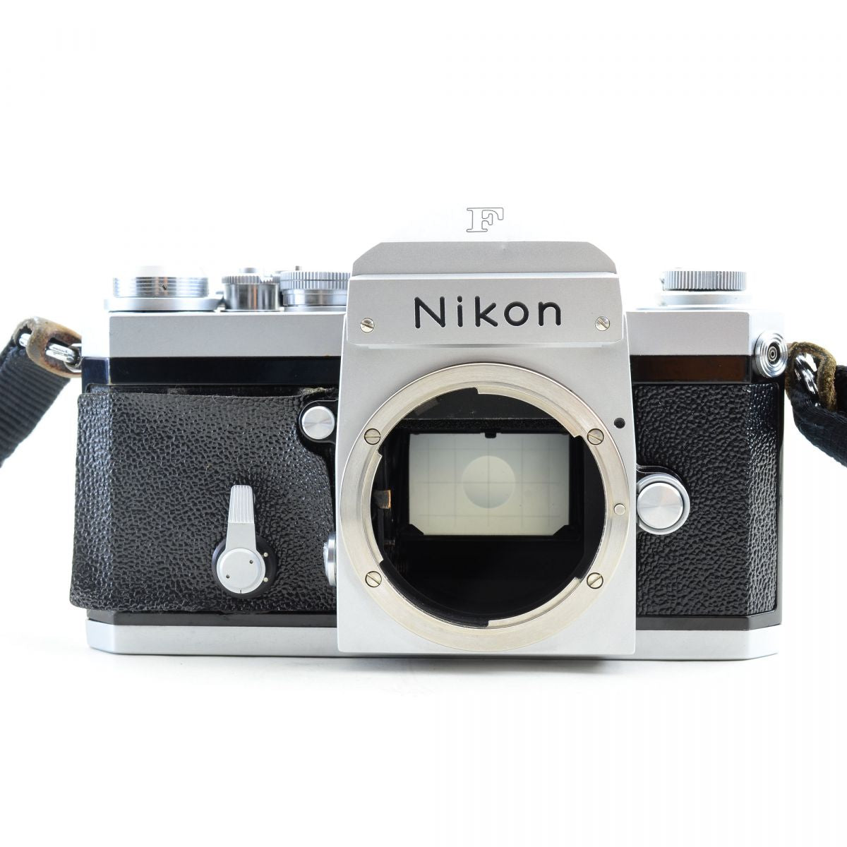 【中古】Nikon F アイレベル シルバー 35mm フィルムカメラ + NIKKOR-H Auto 50mm f/2 非Ai 標準 単焦点レンズ ニコン S/N: 7204004
