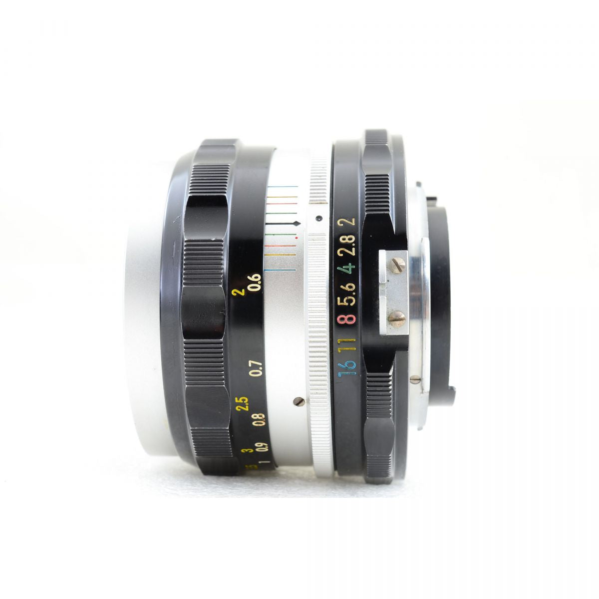 【中古】Nikon F アイレベル シルバー 35mm フィルムカメラ + NIKKOR-H Auto 50mm f/2 非Ai 標準 単焦点レンズ ニコン S/N: 7204004