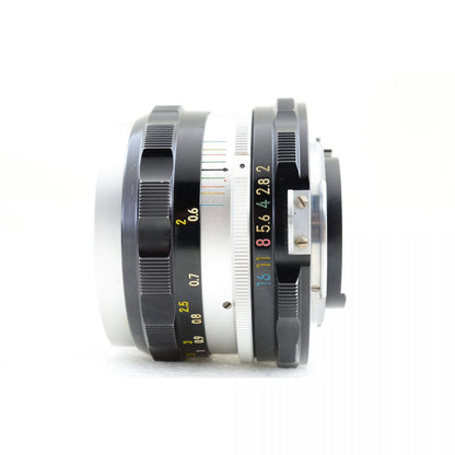 【中古】Nikon F アイレベル シルバー 35mm フィルムカメラ + NIKKOR-H Auto 50mm f/2 非Ai 標準 単焦点レンズ ニコン S/N: 7204004