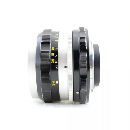 【中古】Nikon F アイレベル シルバー 35mm フィルムカメラ + NIKKOR-H Auto 50mm f/2 非Ai 標準 単焦点レンズ ニコン S/N: 7204004