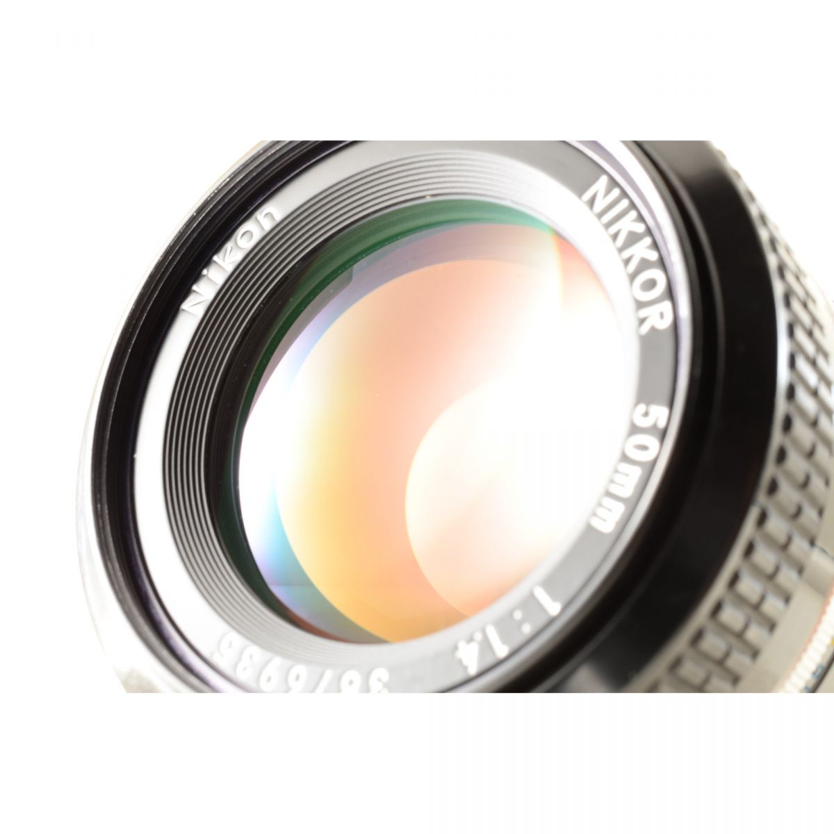 【中古】Nikon Ai NIKKOR 50mm f/1.4 単焦点 カメラレンズ 交換レンズ ニコン S/N:3876935