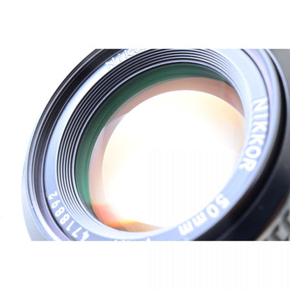 【中古】Nikon Ai NIKKOR 50mm F1.4 単焦点 カメラレンズ 交換レンズ ニコン S/N:4718892