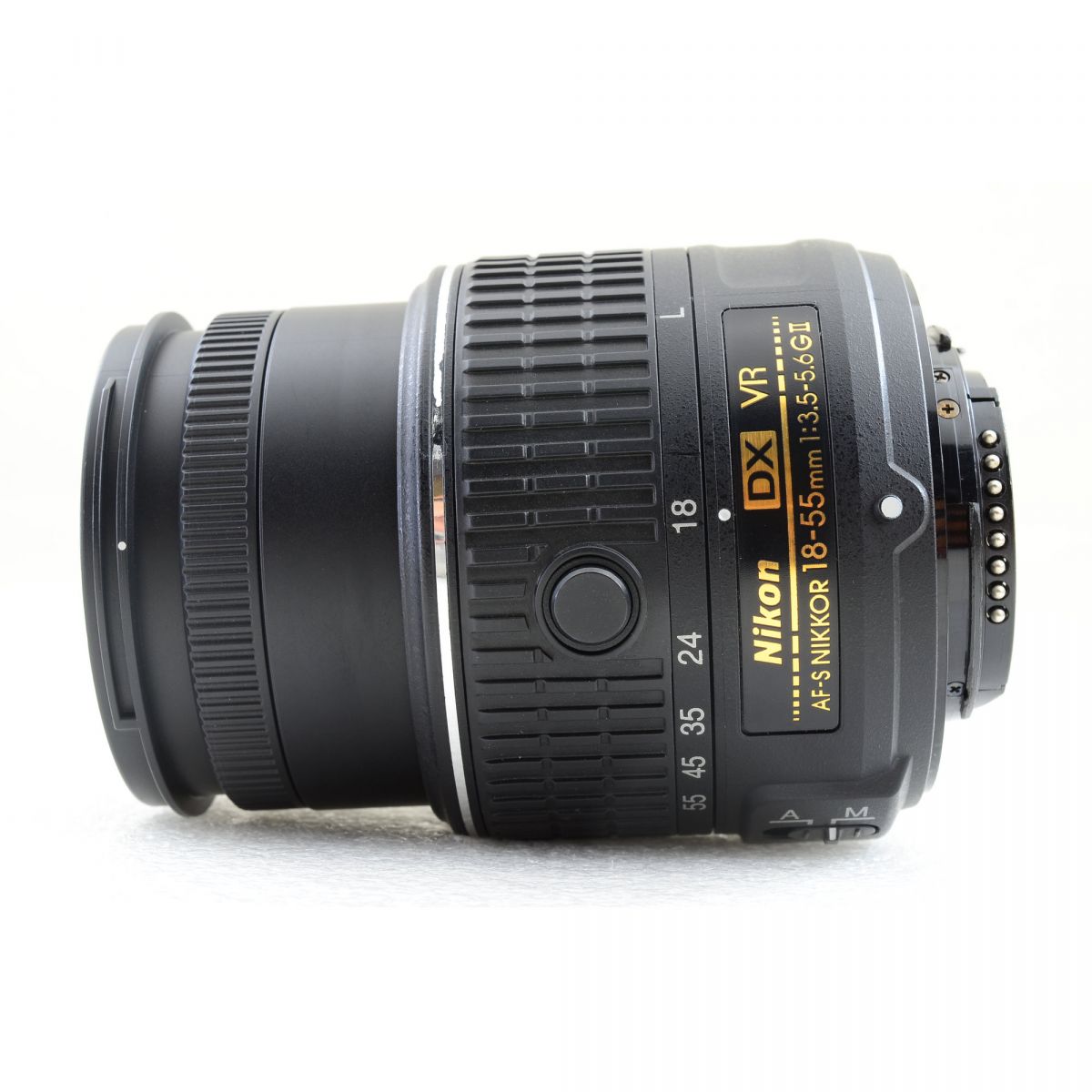 【中古】Nikon AF-S DX NIKKOR 18-55mm f/3.5-5.6G VR II 標準 ズームレンズ ニコン S/N: 22189317