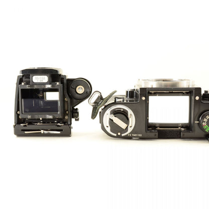 【中古】Nikon F2 フォトミック ブラック 35mm フィルムカメラ DP-1ファインダー付 ニコン S/N: 7401122
