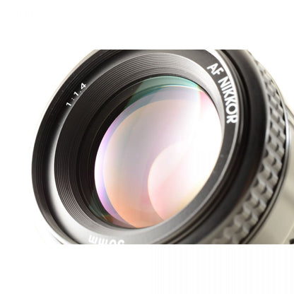 【中古】Nikon AF NIKKOR 50mm f/1.4 標準 単焦点レンズ ニコン S/N: 3065755