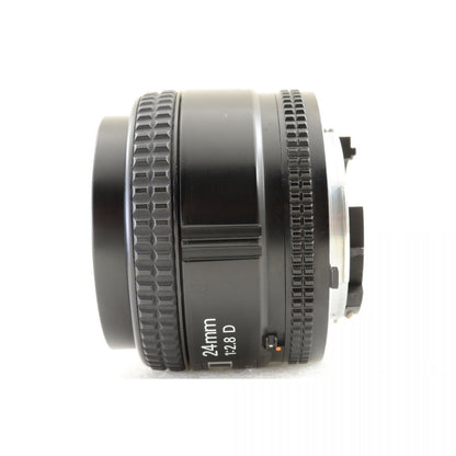 【中古】Nikon AF NIKKOR 24mm f/2.8 D 広角 単焦点レンズ ニコン S/N: 461849