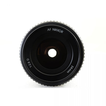 【中古】Nikon AF NIKKOR 24mm f/2.8 D 広角 単焦点レンズ ニコン S/N: 461849