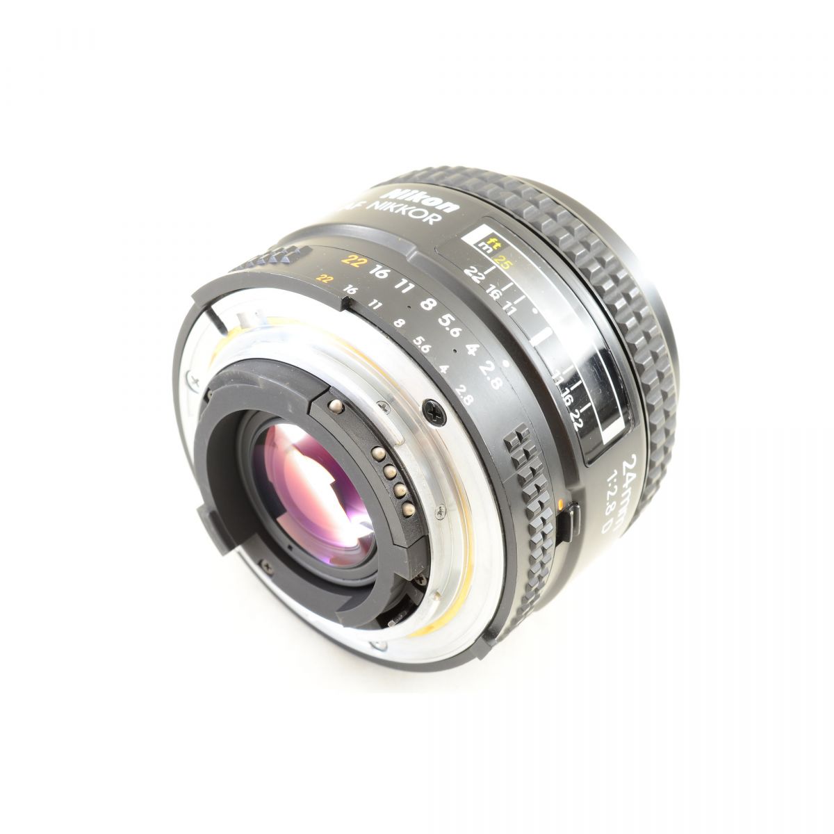 【中古】Nikon AF NIKKOR 24mm f/2.8 D 広角 単焦点レンズ ニコン S/N: 461849