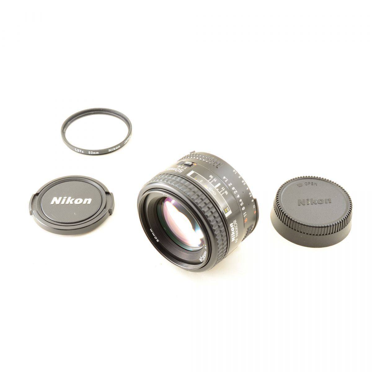 【中古】Nikon AF NIKKOR 50mm f/1.4 標準 単焦点レンズ ニコン S/N: 3065755