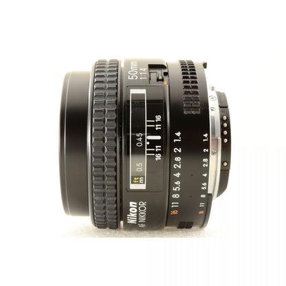 【中古】Nikon AF NIKKOR 50mm f/1.4 標準 単焦点レンズ ニコン S/N: 3065755