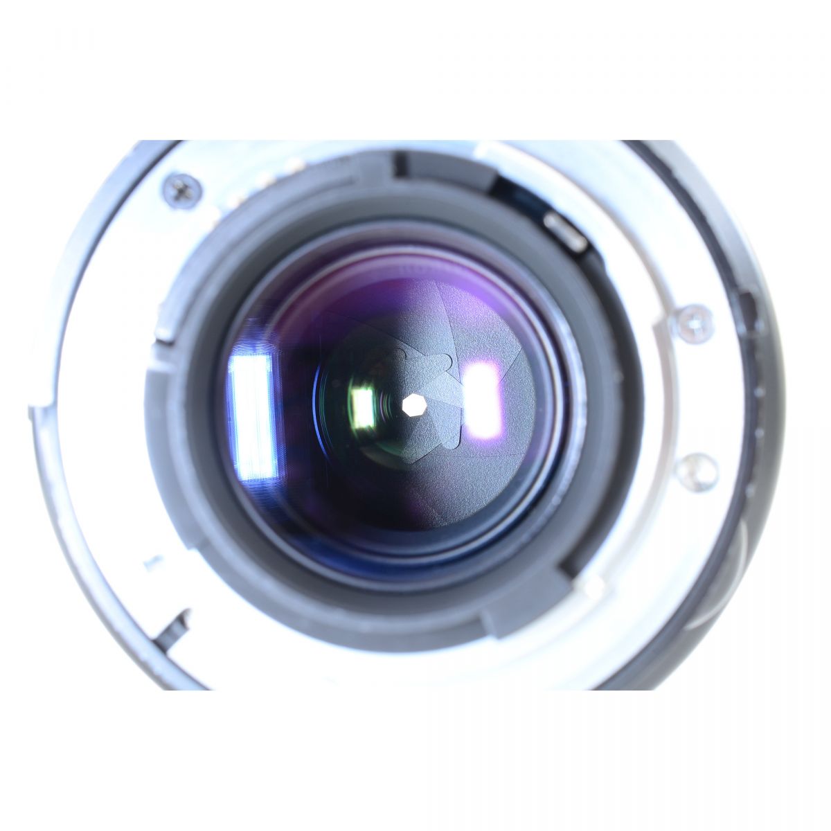 【中古】Nikon AF Micro NIKKOR 105mm f/2.8 中望遠 マクロ 単焦点レンズ フード HS-7 付 ニコン S/N: 260044