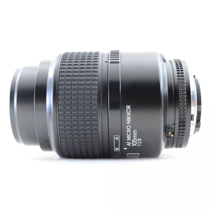 【中古】Nikon AF Micro NIKKOR 105mm f/2.8 中望遠 マクロ 単焦点レンズ フード HS-7 付 ニコン S/N: 260044