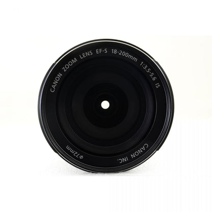 【中古】Canon EF-S 18-200mm f/3.5-5.6 IS 望遠 ズーム カメラレンズ 交換レンズ キヤノン S/N:6622009296