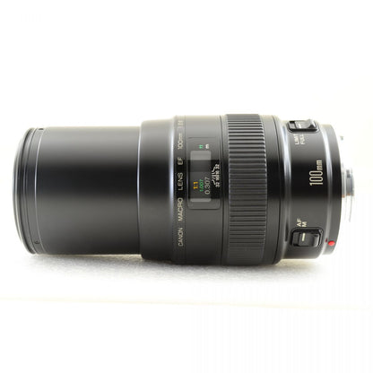 【中古】Canon EF 100mm f/2.8 マクロ 単焦点 カメラレンズ 交換レンズ キヤノン S/N:9400047M
