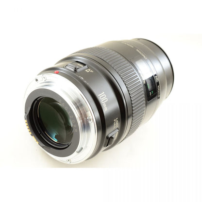 【中古】Canon EF 100mm f/2.8 マクロ 単焦点 カメラレンズ 交換レンズ キヤノン S/N:8601209M