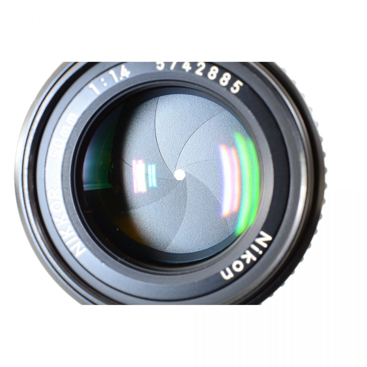 【中古】Nikon Ai-S NIKKOR 50mm f/1.4 単焦点 カメラレンズ 交換レンズ ニコン S/N:5742885