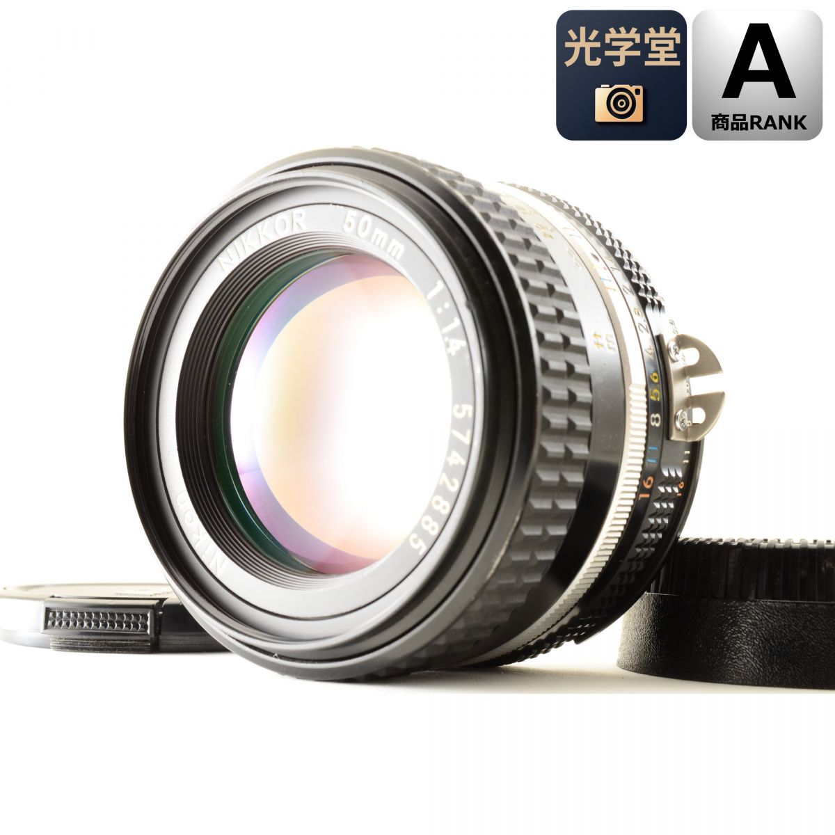 【中古】Nikon Ai-S NIKKOR 50mm f/1.4 単焦点 カメラレンズ 交換レンズ ニコン S/N:5742885