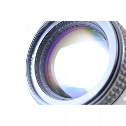 【中古】Nikon AF NIKKOR 85mm f/1.8 D 中望遠 ポートレート 単焦点レンズ ニコン S/N: 446123