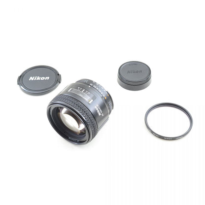 【中古】Nikon AF NIKKOR 85mm f/1.8 D 中望遠 ポートレート 単焦点レンズ ニコン S/N: 446123