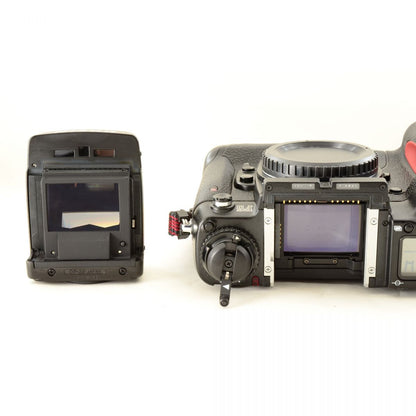 【中古】Nikon F5 ブラック 35mm 一眼レフ フィルムカメラ DP-30 AF NIKKOR 35-135mm F3.5-4.5 マクロ ズームレンズ セット ニコン S/N:3167762