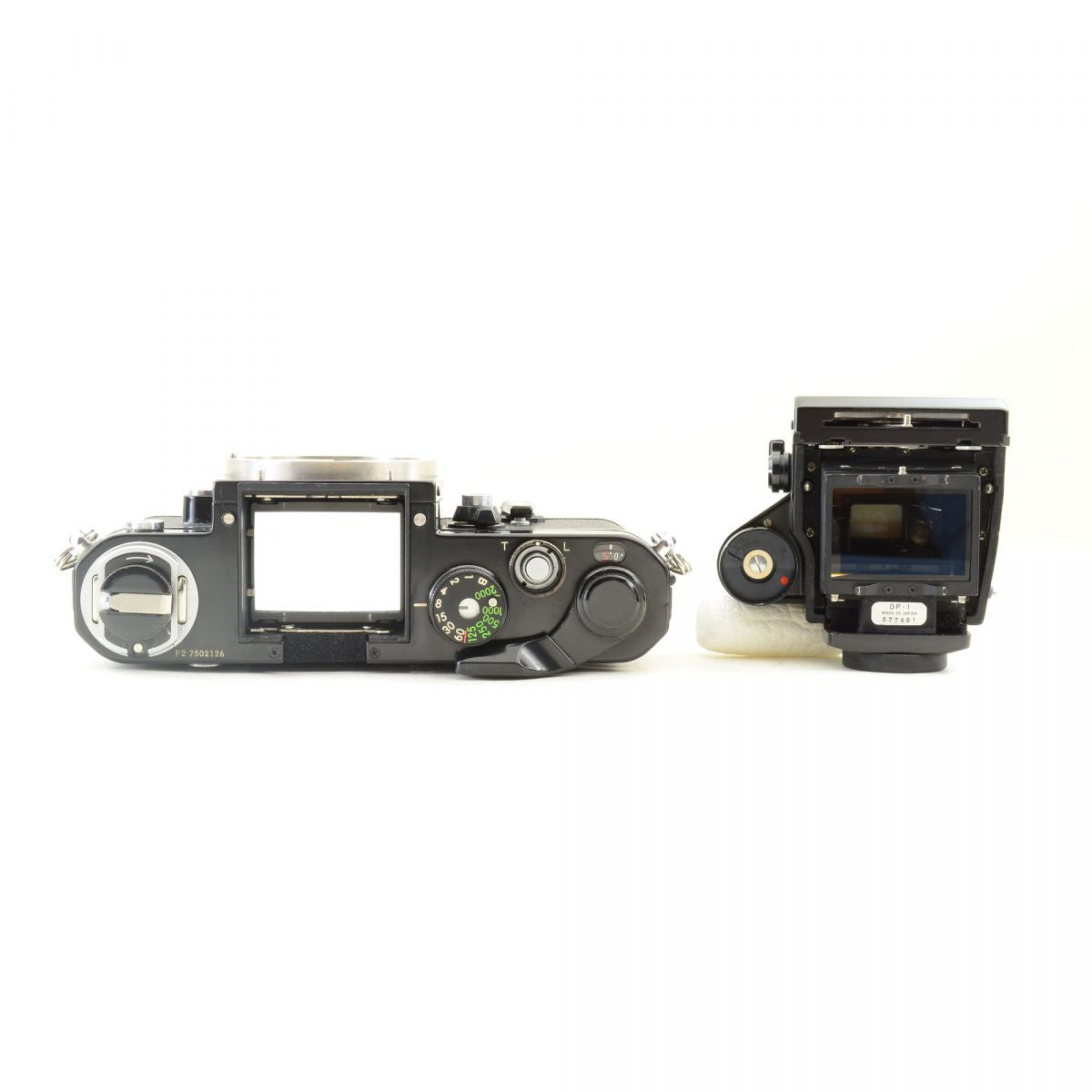 【中古】Nikon F2 フォトミック ブラック 35mm 一眼レフ フィルムカメラ DP-1 Nikkor-H Auto 50mm F2 セット ニコン S/N:7502126
