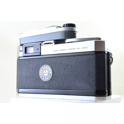 【中古】Canon P 35mm レンジファインダー フィルムカメラ 50mm F1.8レンズ シルバー L39 セット キヤノン S/N:728916