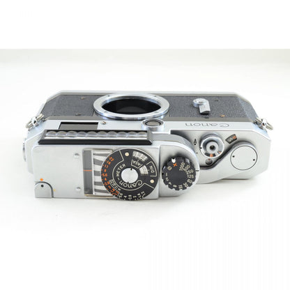 【中古】Canon P 35mm レンジファインダー フィルムカメラ 50mm F1.8レンズ シルバー L39 セット キヤノン S/N:728916
