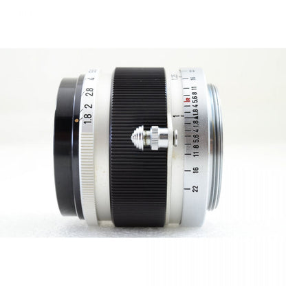 【中古】Canon P 35mm レンジファインダー フィルムカメラ 50mm F1.8レンズ シルバー L39 セット キヤノン S/N:728916