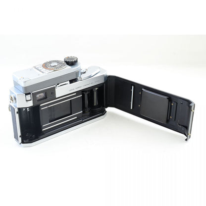 【中古】Canon P 35mm レンジファインダー フィルムカメラ 50mm F1.8レンズ シルバー L39 セット キヤノン S/N:728916
