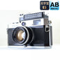 【中古】Canon P 35mm レンジファインダー フィルムカメラ 50mm F1.8レンズ シルバー L39 セット キヤノン S/N:728916