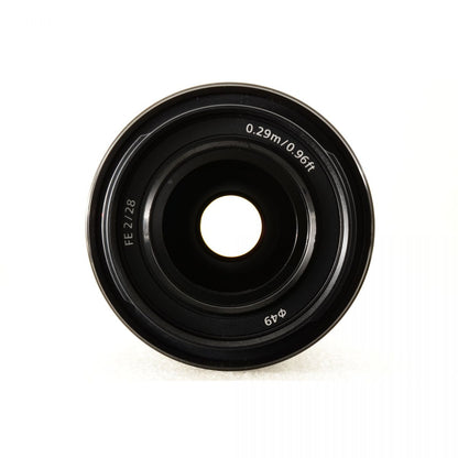 【中古】Sony FE 28mm f/2 単焦点 広角 カメラレンズ 交換レンズ ソニー Eマウント