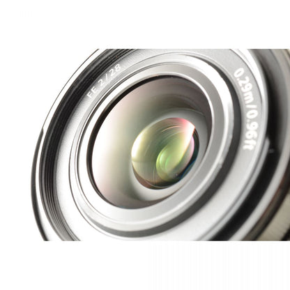【中古】Sony FE 28mm f/2 単焦点 広角 カメラレンズ 交換レンズ ソニー Eマウント