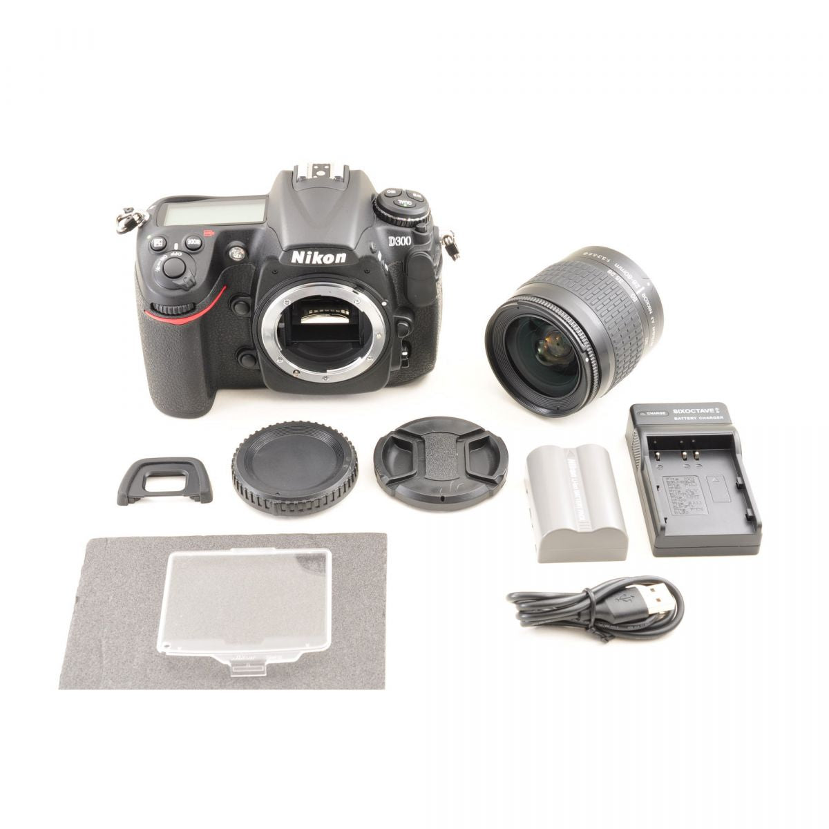 Nikon D300 12.3MP Digital SLR Camera /AF 28-80mm Lens Near Mint+5 1310shot #4866
