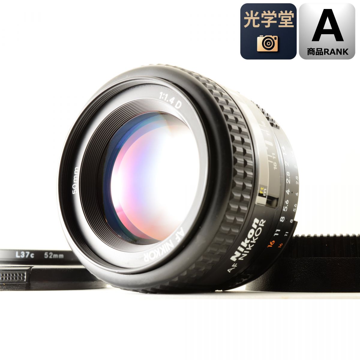 【中古】Nikon AF NIKKOR 50mm f/1.4 D 標準 単焦点レンズ ニコン S/N: 4022174