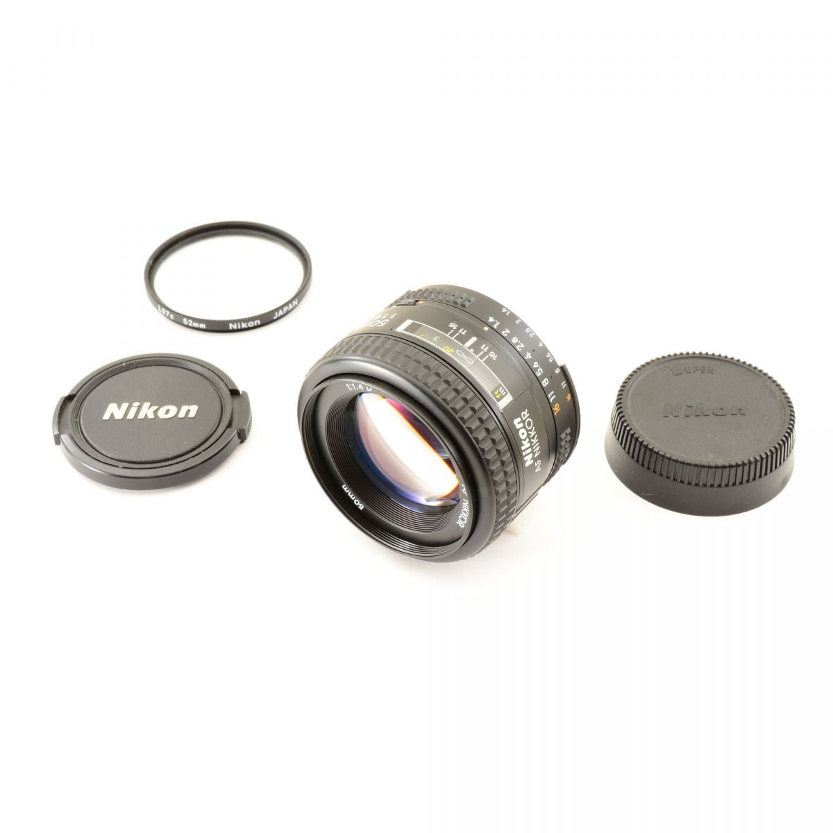 【中古】Nikon AF NIKKOR 50mm f/1.4 D 標準 単焦点レンズ ニコン S/N: 4022174