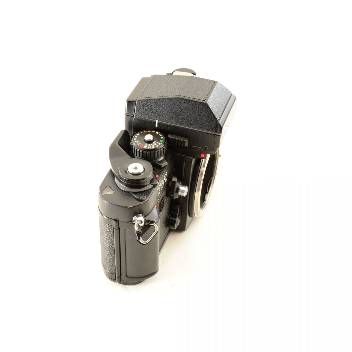 【中古】Nikon F3/T HP チタンブラック 35mm フィルムカメラ + Micro-NIKKOR-P Auto 55mm f/3.5 非Ai マクロ 単焦点レンズ ニコン S/N: 8512365