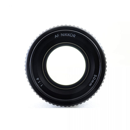 【中古】Nikon AF NIKKOR 50mm f/1.4 単焦点 カメラレンズ 交換レンズ フード付き ニコン S/N:3053556