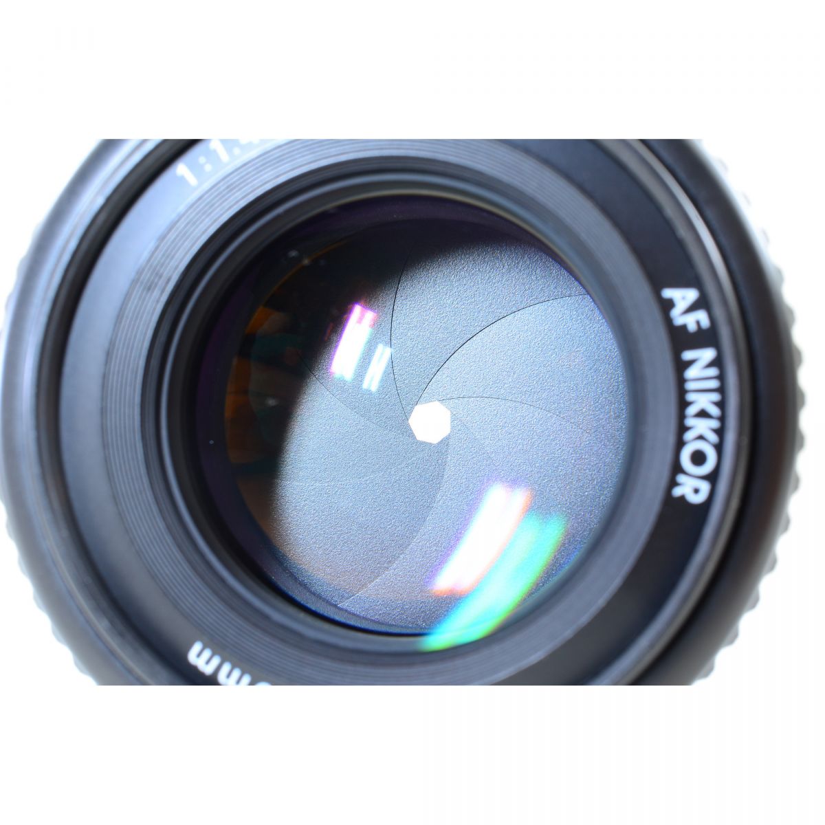 【中古】Nikon AF NIKKOR 50mm f/1.4 単焦点 カメラレンズ 交換レンズ フード付き ニコン S/N:3053556
