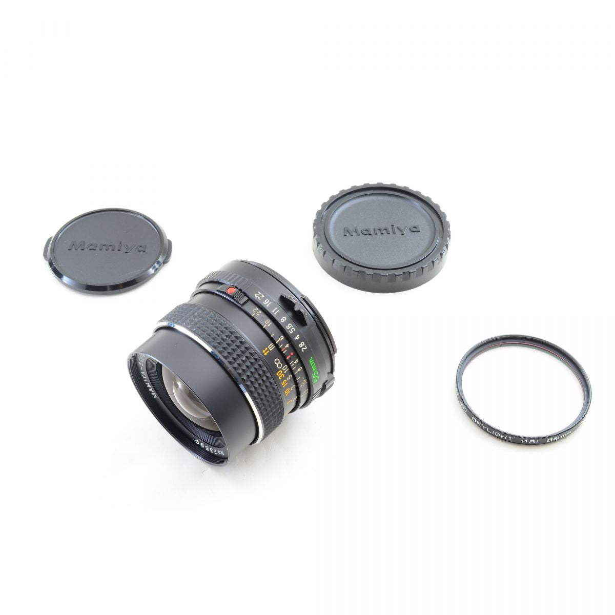 【中古】Mamiya Sekor C 55mm f/2.8 単焦点 広角 カメラレンズ 交換レンズ マミヤ S/N:23599